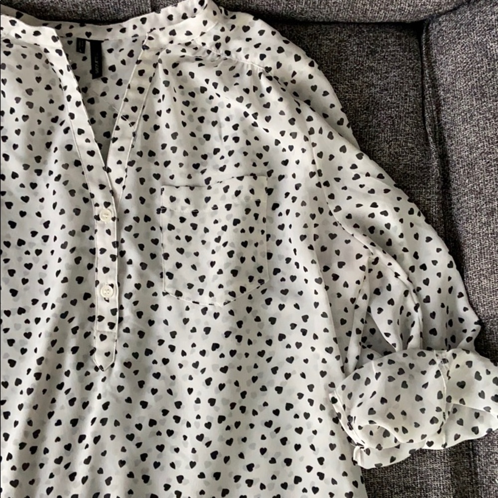 Cute Heart Blouse